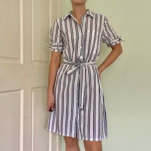 A New Day Stripe Woven Button Down Dress